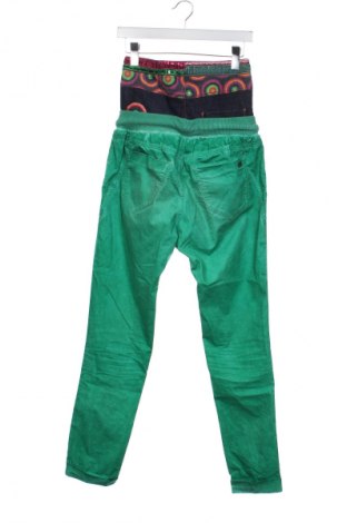 Детски панталон Desigual, Размер 11-12y/ 152-158 см, Цвят Зелен, Цена 41,00 лв.