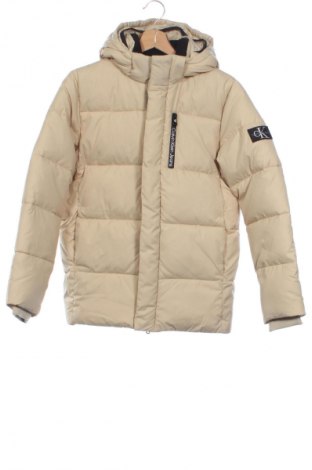 Gyerek dzseki Calvin Klein Jeans, Méret 12-13y / 158-164 cm, Szín Bézs, Ár 53 539 Ft