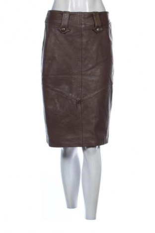 Skórzana spódnica Unbranded, Rozmiar M, Kolor Brązowy, Cena 190,99 zł