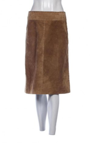 Fustă de piele Unbranded, Mărime M, Culoare Maro, Preț 196,99 Lei