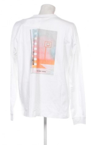 Bluză de bărbați Calvin Klein Jeans, Mărime XL, Culoare Alb, Preț 130,99 Lei