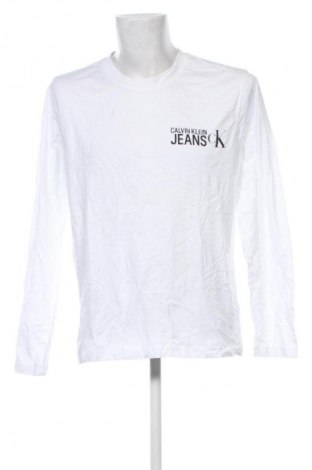 Męska bluzka Calvin Klein Jeans, Rozmiar XL, Kolor Biały, Cena 134,99 zł