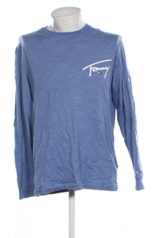 Męska bluzka Tommy Jeans, Rozmiar L, Kolor Niebieski, Cena 157,99 zł