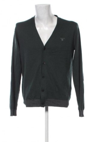Herren Strickjacke Gant, Größe L, Farbe Grün, Preis € 71,99