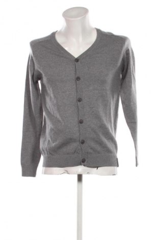Herren Strickjacke Jack & Jones, Größe S, Farbe Grau, Preis € 28,99