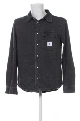 Ανδρικό πουκάμισο Calvin Klein Jeans, Μέγεθος M, Χρώμα Γκρί, Τιμή 43,99 €