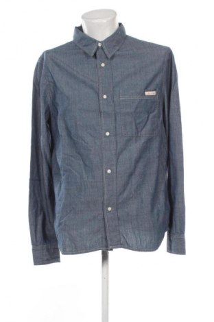 Cămașă de bărbați Calvin Klein Jeans, Mărime XL, Culoare Albastru, Preț 377,99 Lei