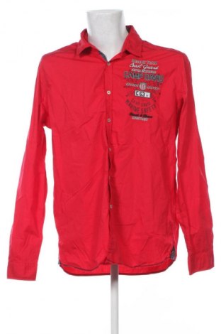 Herrenhemd Camp David, Größe XL, Farbe Rot, Preis 37,99 €