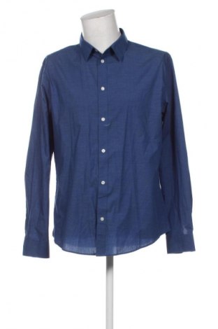 Мъжка риза H&M, Размер XL, Цвят Син, Цена 28,99 лв.