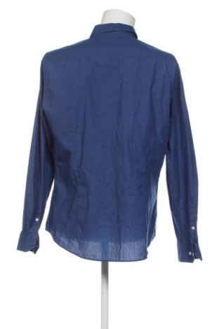 Мъжка риза H&M, Размер XL, Цвят Син, Цена 28,99 лв.