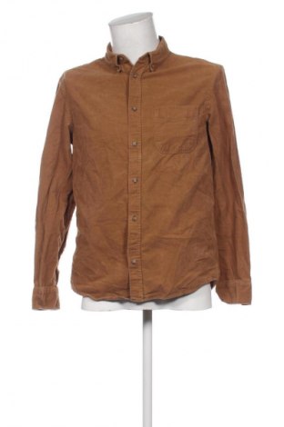 Мъжка риза H&M, Размер M, Цвят Кафяв, Цена 28,88 лв.
