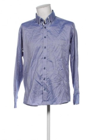 Herrenhemd Hatico, Größe L, Farbe Blau, Preis 20,99 €