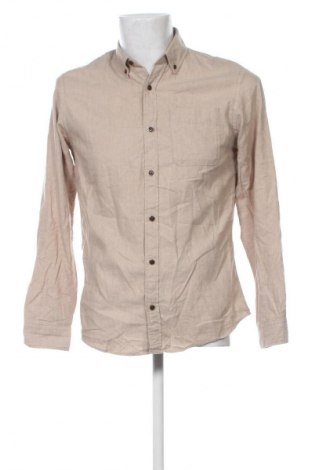 Herrenhemd Jack & Jones, Größe S, Farbe Beige, Preis 23,99 €