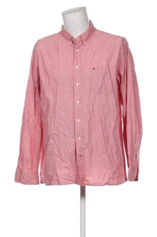 Herrenhemd Tommy Hilfiger, Größe 3XL, Farbe Rot, Preis € 52,99