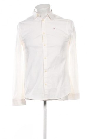 Ανδρικό πουκάμισο Tommy Jeans, Μέγεθος S, Χρώμα Εκρού, Τιμή 30,99 €