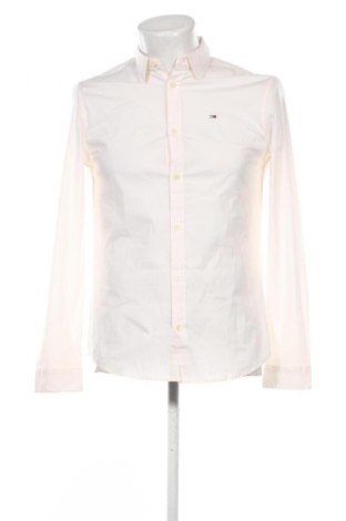 Мъжка риза Tommy Jeans, Размер S, Цвят Екрю, Цена 119,99 лв.