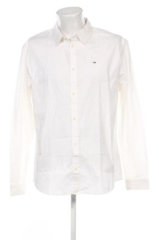 Herrenhemd Tommy Jeans, Größe XXL, Farbe Ecru, Preis 34,99 €