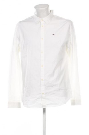 Cămașă de bărbați Tommy Jeans, Mărime XL, Culoare Alb, Preț 279,99 Lei