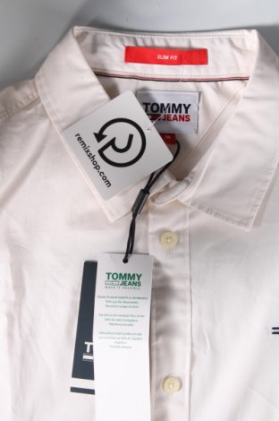 Мъжка риза Tommy Jeans, Размер XL, Цвят Бял, Цена 119,99 лв.