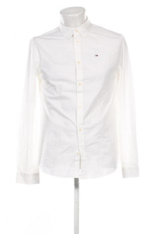 Cămașă de bărbați Tommy Jeans, Mărime M, Culoare Alb, Preț 398,99 Lei