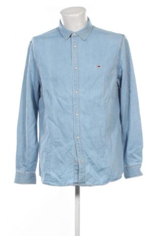 Herrenhemd Tommy Jeans, Größe L, Farbe Blau, Preis 104,99 €