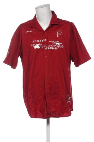 Herrenhemd Unbranded, Größe 3XL, Farbe Rot, Preis 20,99 €