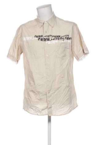 Herrenhemd Unbranded, Größe XL, Farbe Beige, Preis 16,99 €