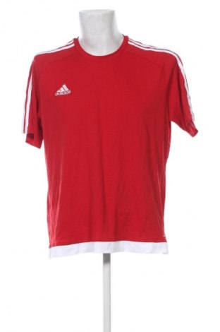 Herren T-Shirt Adidas, Größe XXL, Farbe Rot, Preis 18,99 €