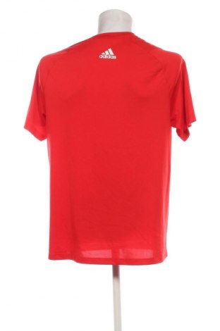 Ανδρικό t-shirt Adidas, Μέγεθος L, Χρώμα Κόκκινο, Τιμή 17,99 €