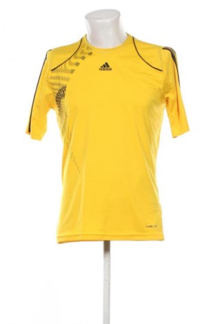 Мъжка тениска Adidas, Размер M, Цвят Жълт, Цена 27,37 лв.