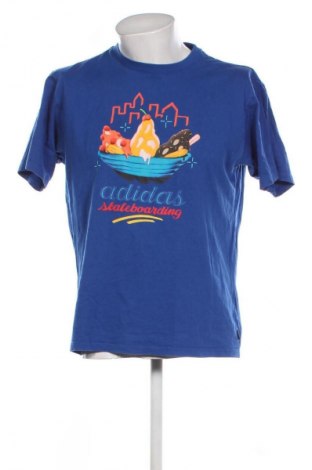 Tricou de bărbați Adidas Originals, Mărime L, Culoare Albastru, Preț 71,05 Lei