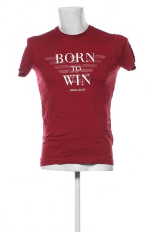 Męski T-shirt Armani Jeans, Rozmiar S, Kolor Czerwony, Cena 203,99 zł