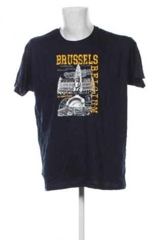 Herren T-Shirt Best Connections, Größe XL, Farbe Blau, Preis 13,99 €