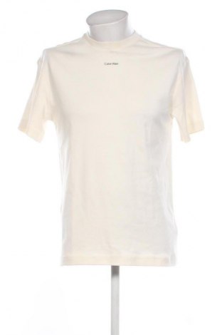 Мъжка тениска Calvin Klein, Размер S, Цвят Екрю, Цена 55,99 лв.