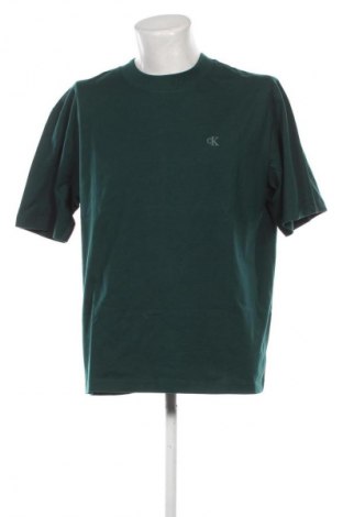 Męski T-shirt Calvin Klein Jeans, Rozmiar L, Kolor Zielony, Cena 259,99 zł