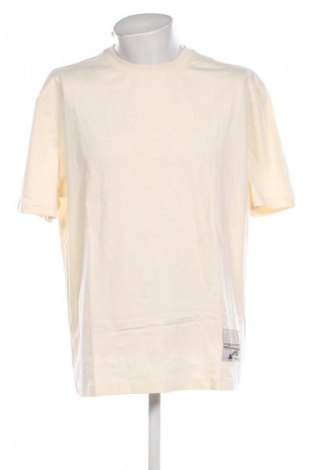 Tricou de bărbați Calvin Klein Jeans, Mărime L, Culoare Ecru, Preț 241,99 Lei