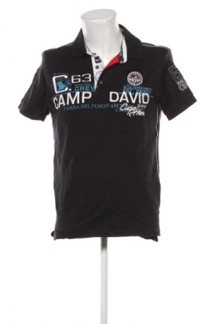 Męski T-shirt Camp David, Rozmiar L, Kolor Czarny, Cena 157,99 zł