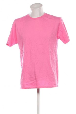 Męski T-shirt Gildan, Rozmiar L, Kolor Różowy, Cena 62,99 zł