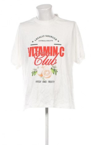 Męski T-shirt H&M Divided, Rozmiar L, Kolor Biały, Cena 62,99 zł