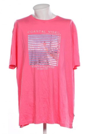 Ανδρικό t-shirt Hajo, Μέγεθος 5XL, Χρώμα Ρόζ , Τιμή 9,99 €