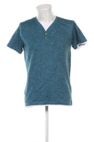 Męski T-shirt Jean Pascale, Rozmiar M, Kolor Niebieski, Cena 62,99 zł