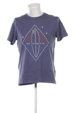 Herren T-Shirt Levi's, Größe L, Farbe Blau, Preis € 15,35