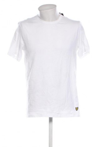 Herren T-Shirt Lyle & Scott, Größe L, Farbe Weiß, Preis 42,99 €