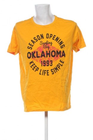 Męski T-shirt Oklahoma Jeans, Rozmiar XL, Kolor Pomarańczowy, Cena 62,99 zł