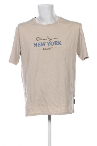 Herren T-Shirt Oliver Jacob, Größe XL, Farbe Beige, Preis 21,99 €