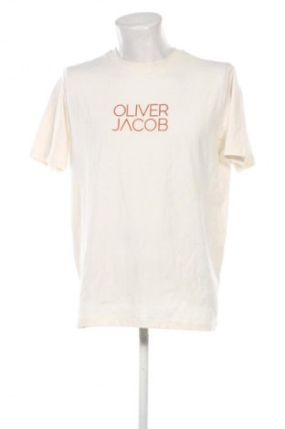 Tricou de bărbați Oliver Jacob, Mărime XL, Culoare Bej, Preț 105,99 Lei