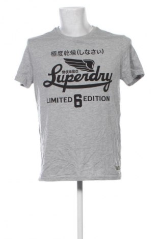 Herren T-Shirt Superdry, Größe XL, Farbe Grau, Preis € 27,99