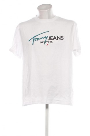 Męski T-shirt Tommy Jeans, Rozmiar L, Kolor Biały, Cena 252,99 zł
