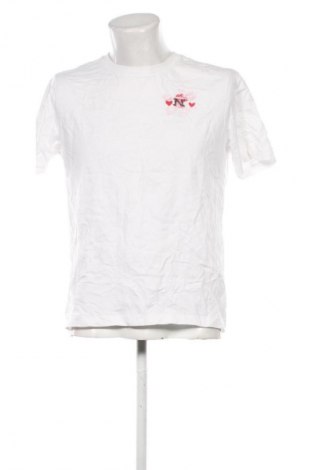 Męski T-shirt Zara, Rozmiar M, Kolor Biały, Cena 52,99 zł