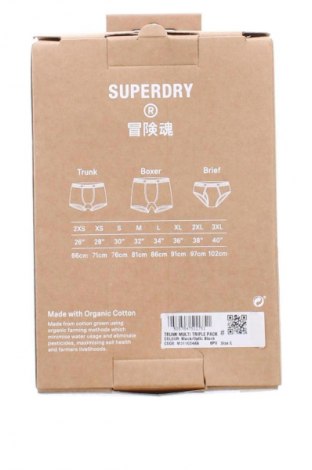 Bokserki męskie Superdry, Rozmiar L, Kolor Czarny, Cena 203,99 zł